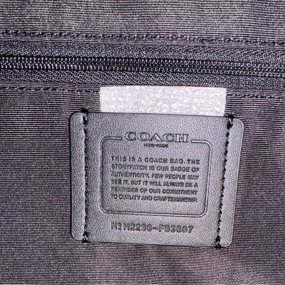 Coach Rowan Satchel Bag In Signature Canvas NWT - Picture 8 of 9